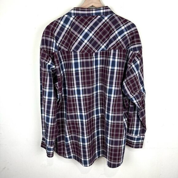 Big Mac Vintage Red Plaid Pearl‎ Snap Long Sleeve Shirt Men’s XXL - Picture 6 of 7
